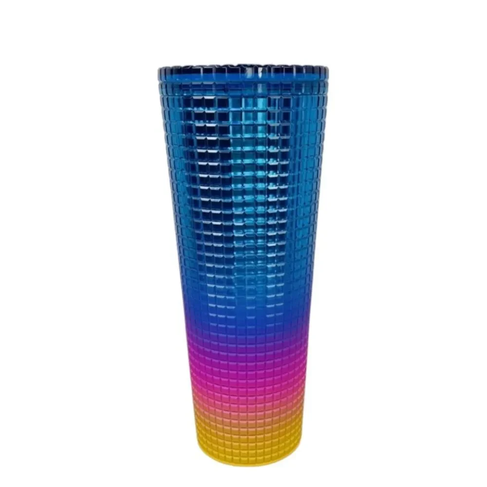 Starbucks Tim Singleton Artist Pride Grid Gradient Ombre Tumbler NEW